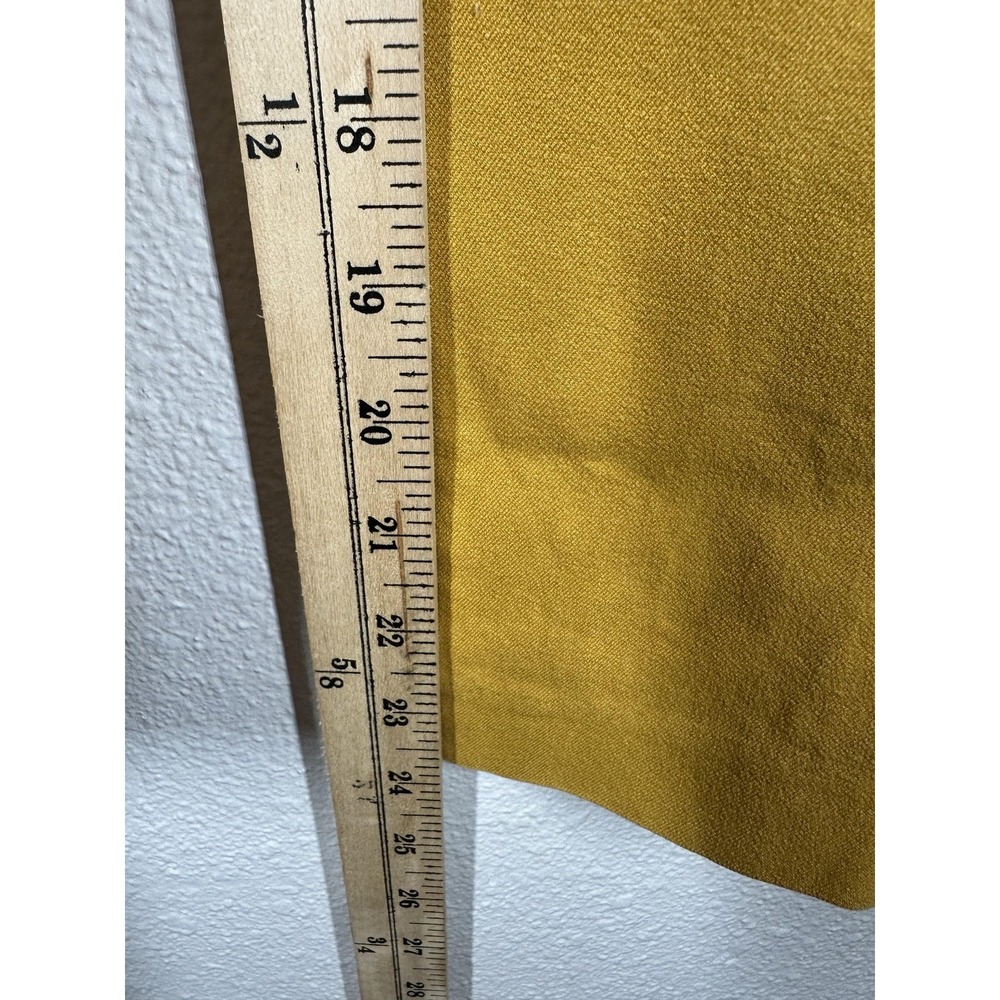 GAP Pants Womens 8 Mustard Yellow Signature Skinny Ankle Stretch Chino Twill - Picture 7 of 8